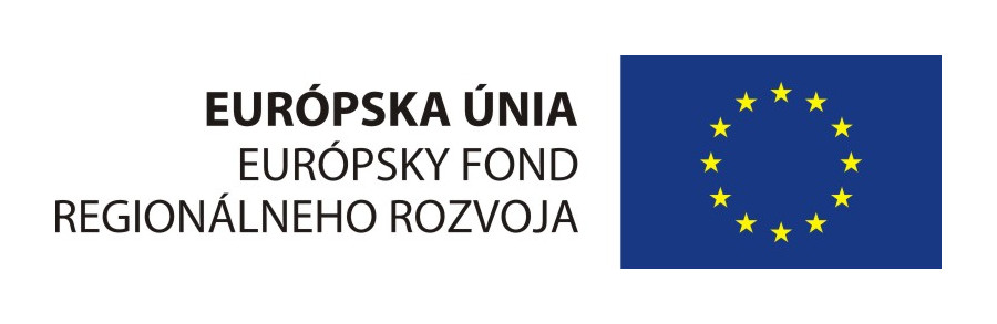 Logo Európskeho fondu regionálneho rozvoja